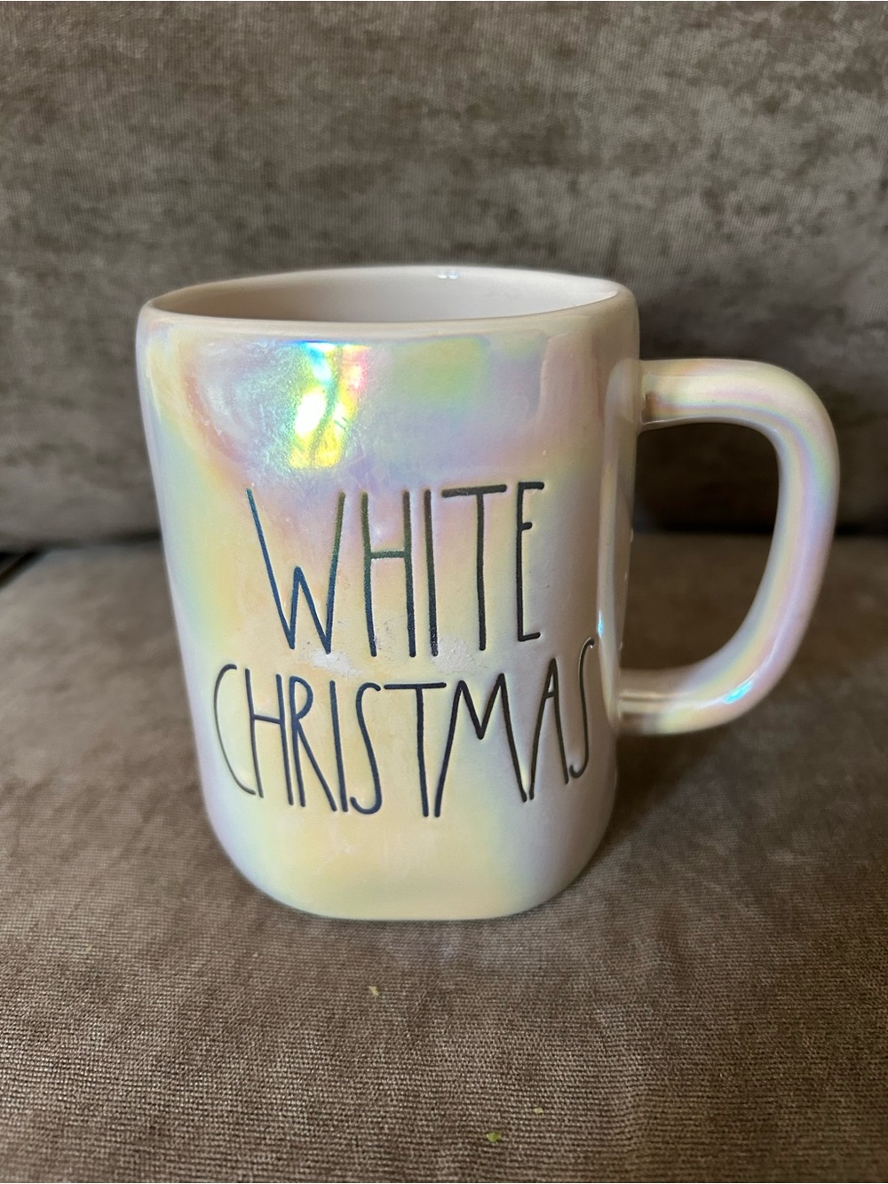 Rae Dunn White Christmas Ceramic Mug